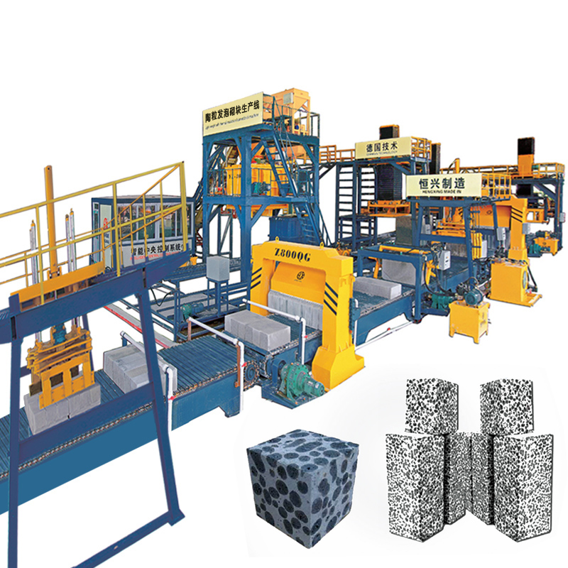 年产20万立方恒兴泡沫混凝土砌块生产线设备